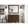 James Martin Vanities Addison 48in Single Vanity, Mid-Century Acacia w/ 3 CM Eternal Serena Quartz Top E444-V48-MCA-3ESR